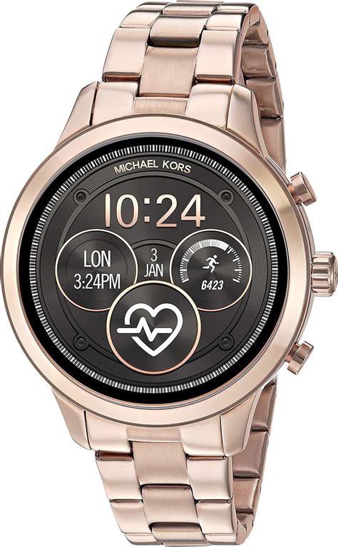 michael kors damen-smartwatch mit edelstahl armband mkt5046 bedienungsanleitung|Women's Smartwatches & Bands .